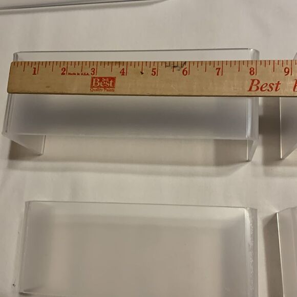 10 piece set of clear acrylic display risers 5 sizes for candy or jewelry, etc. - Picture 10 of 14